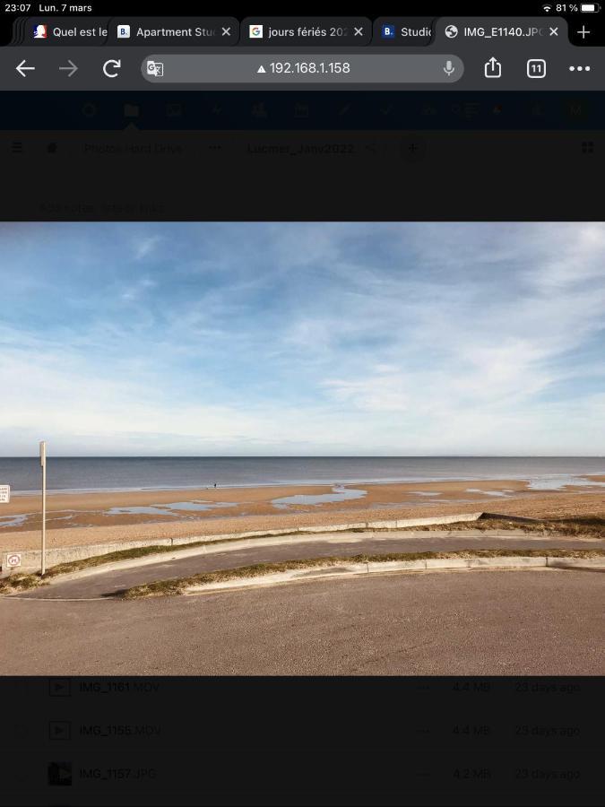 Studio Coeur De Luc/Mer Luc-sur-Mer Bagian luar foto